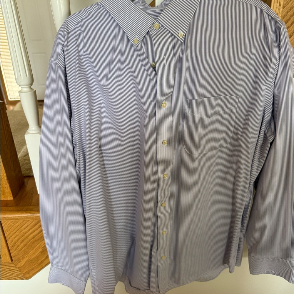 Jos. A. Bank Tailored Fit - Traveler Lavender Striped Dress Shirt